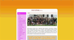 Desktop Screenshot of inzulinek.cz